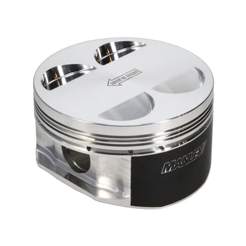 Manley 75mm DE-STROKED 99.5mm STD Bore 9.8:1 Dish Piston Set with Rings - 2004-2021 Subaru STi (EJ257)