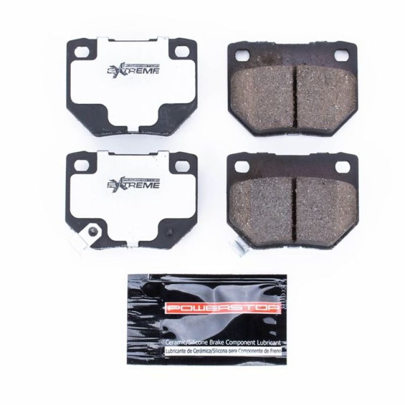 Power Stop Rear Z26 Extreme Street Brake Pads w/Hardware - 2006-2007 Subaru WRX