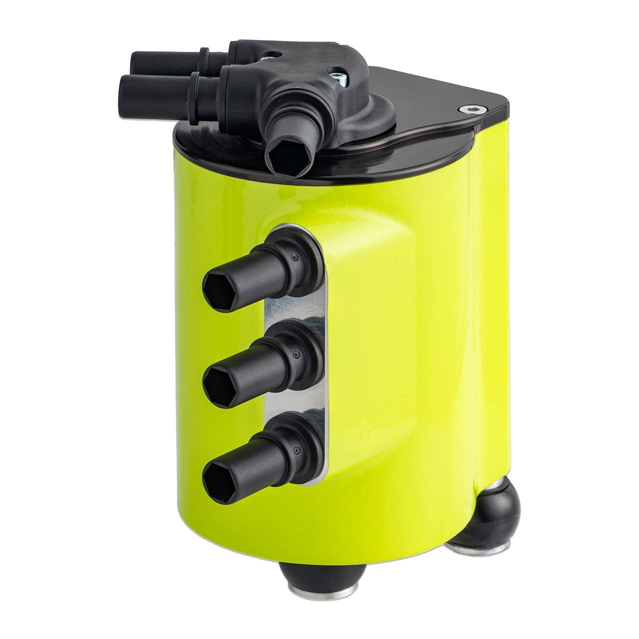 IAG Performance V4 Air Oil Separator AOS - Neon Yellow - 2004-2007 Subaru STI / 2006-2007 WRX