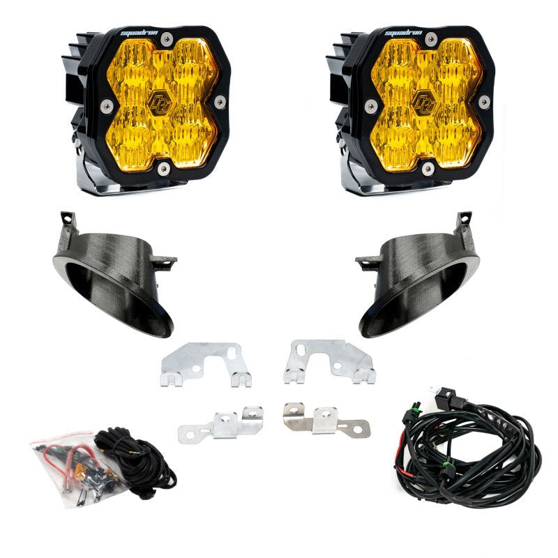 Baja Designs 14-18 Mercedes Sprinter Van 2500/3500 Squadron Sport 2.0 Fog Pkt Kit (WC) - Baja Amber