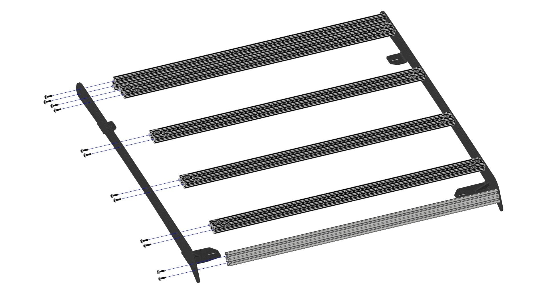 Kawasaki Teryx KRX Plastic Roof 2020-2021 Roof Rack Cutout for 40 Inch Light Bar Prinsu