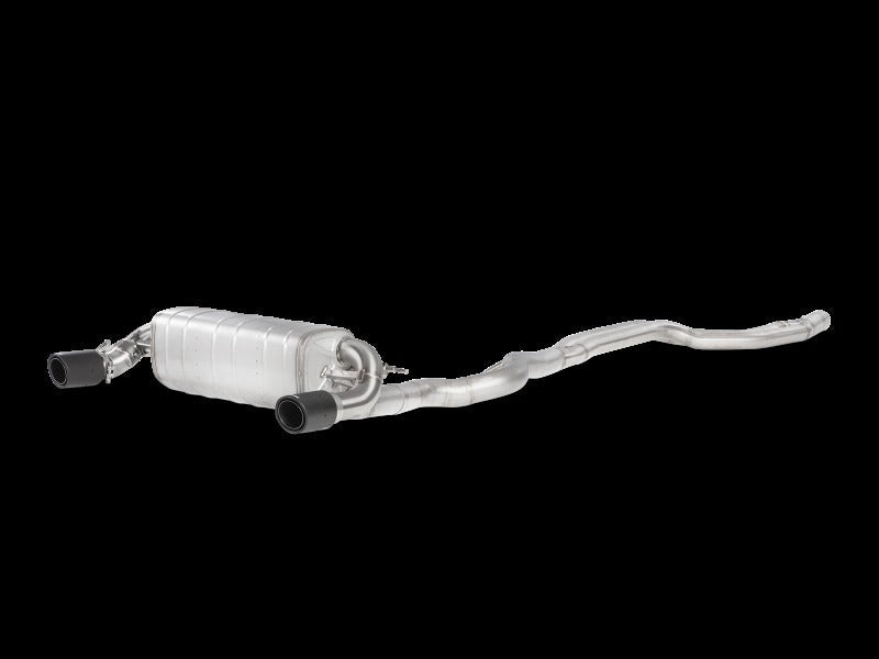 Akrapovic Evolution Line Cat Back Stainless Steel with Carbon Tips (Req. Link Pipe) for 2016-2017 BMW 340i (F30 F31) - MTP-BM/SS/2H