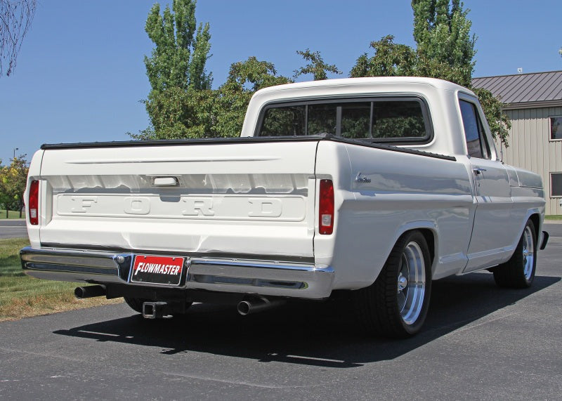 Flowmaster American Thunder Crossmember-Back Exhaust for 1967-1972 Ford F-100/F-250/F-350 - 817938