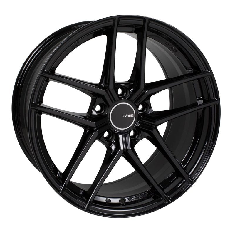 Enkei TY5 18x9.5 5x120 45mm Offset 72.6mm Bore - Black (Single Wheel)