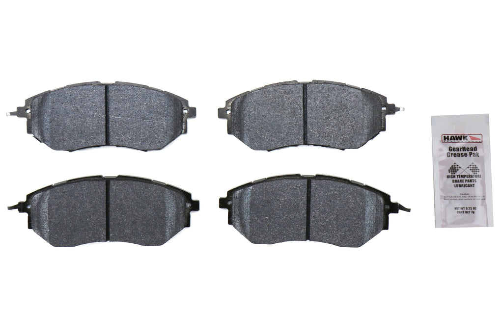 15-21 WRX 05-13 Legacy 10-11 Outback 06-10 Tribeca Ceramic Front Brake Pads Hawk Performance