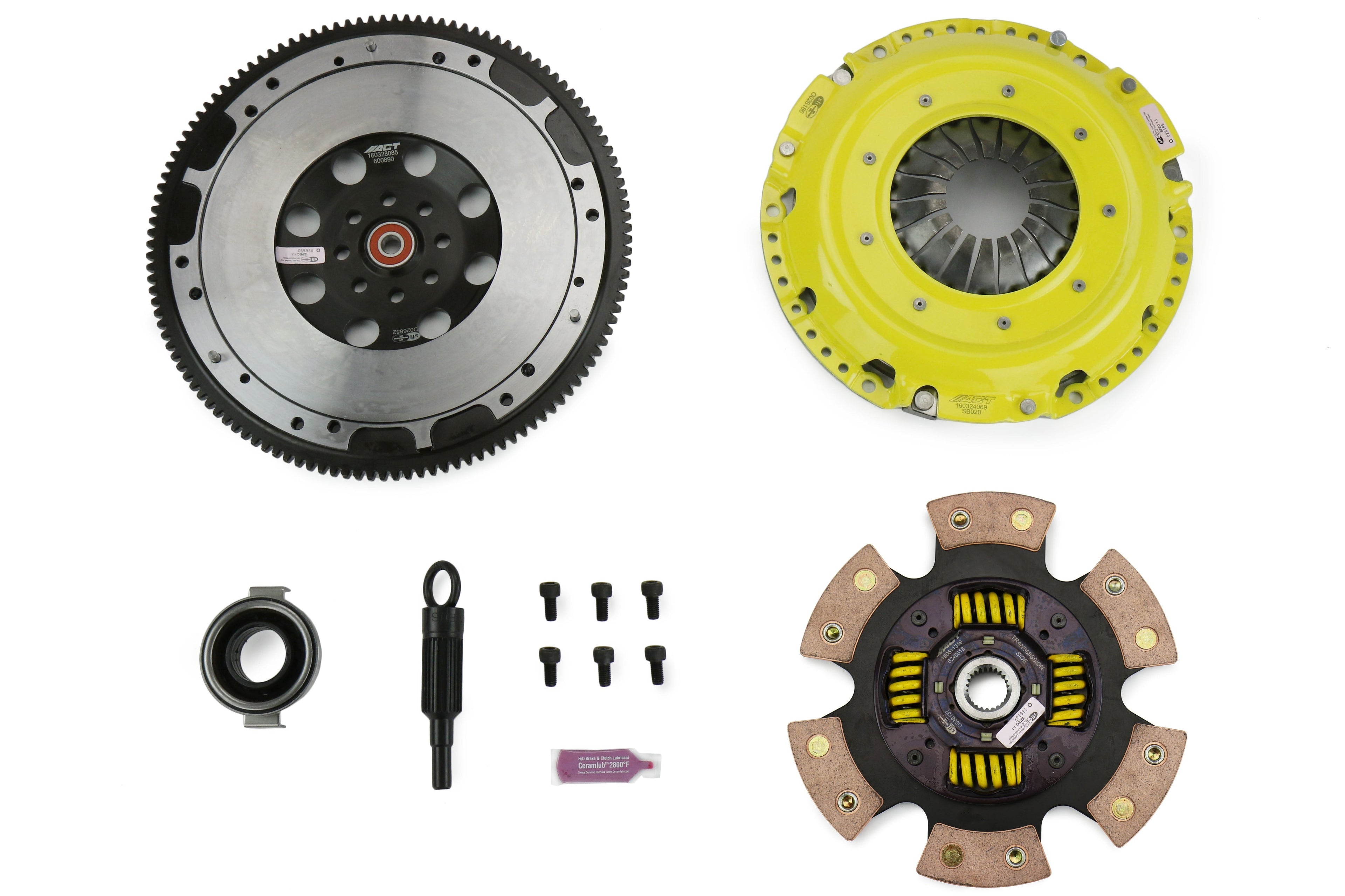 ACT Heavy Duty Race Sprung 6 Pad Clutch Kit w/ Streetlite Flywheel - 2006-2026 Subaru WRX