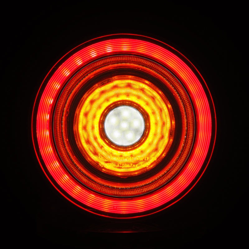 AlphaRex 10-15 Ferrari 458 NOVA-Series Prismatic LED Tail Lights Red Clear