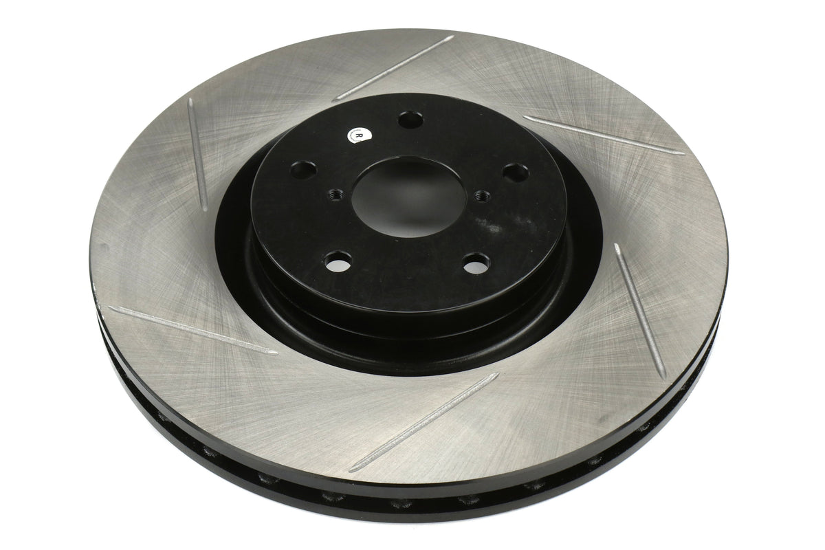 Stoptech Slotted Front Right Rotor Single - 2005-2017 Subaru STI