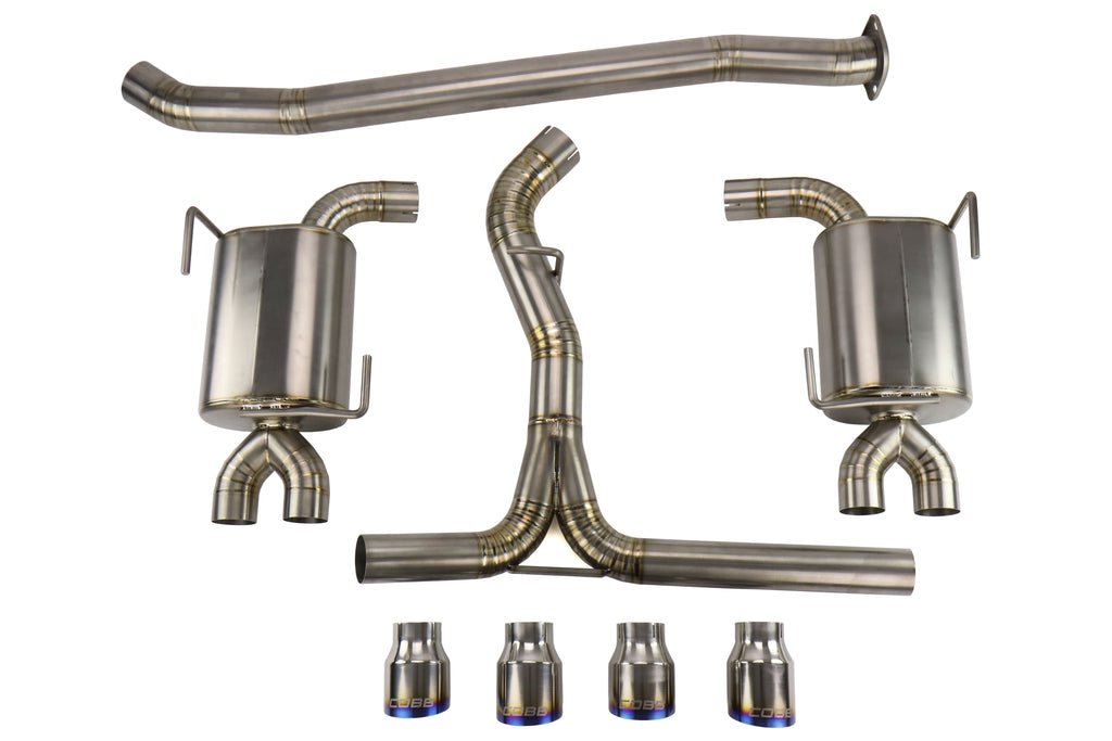 COBB Tuning Titanium Cat Back Exhaust System - 2011-2021 Subaru WRX / STI Sedan