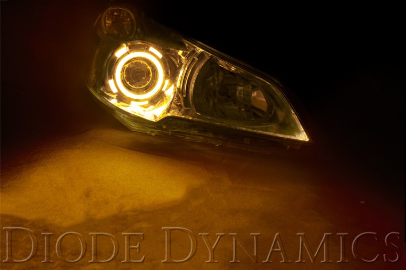 Diode Dynamics Halo Lights LED 90mm/120mm Switchback (Set of 4) - Universal