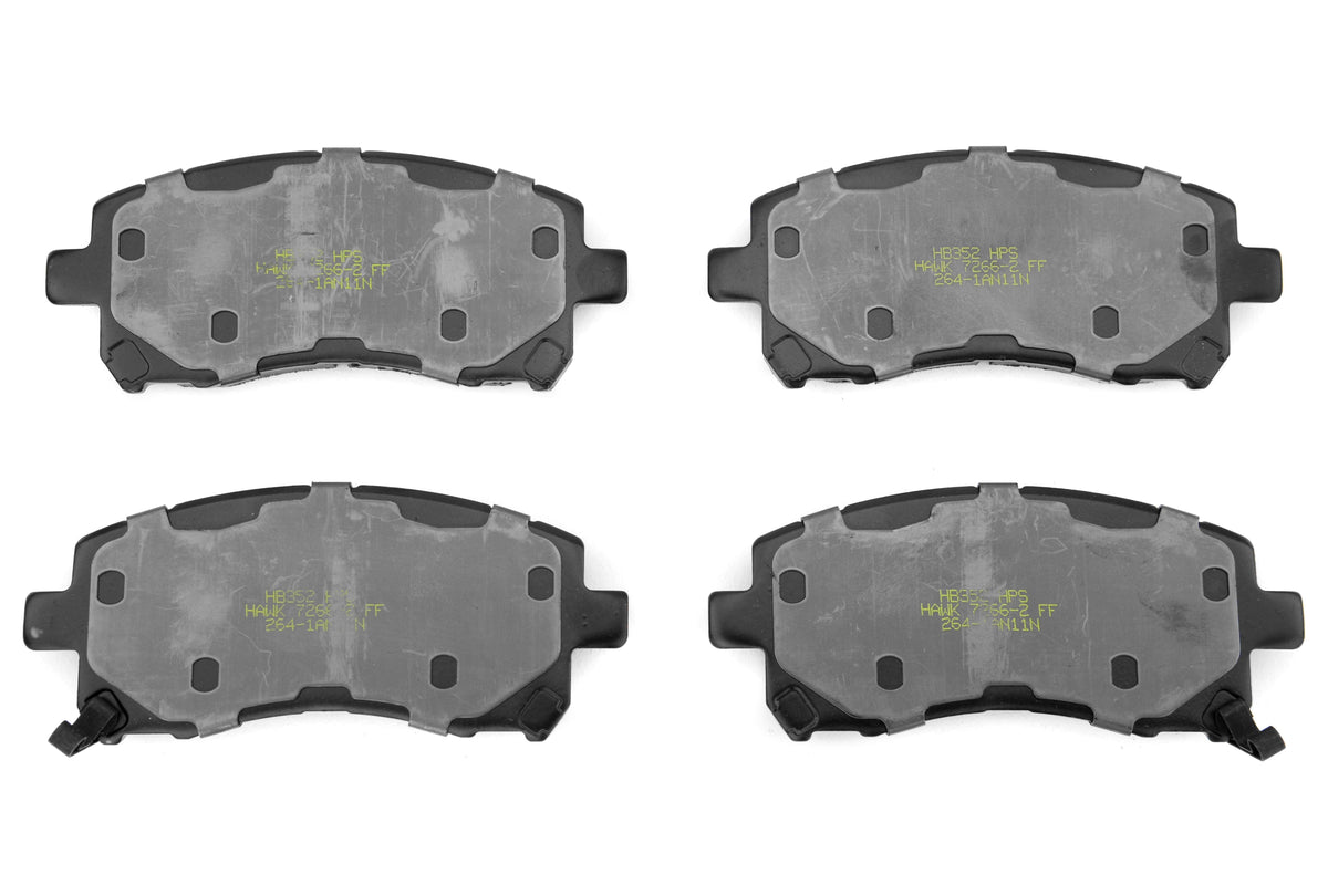 Hawk D721 HPS Street Front Brake - 2002-2003 Subaru WRX / 1998-2001 Impreza / 1997-2002 Legacy 2.5L / 1998-2002 Forester 2.5L