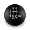 Billetworkz Weighted Shift Knob - 6 Speed STI Japanese Engraving - Subaru STI