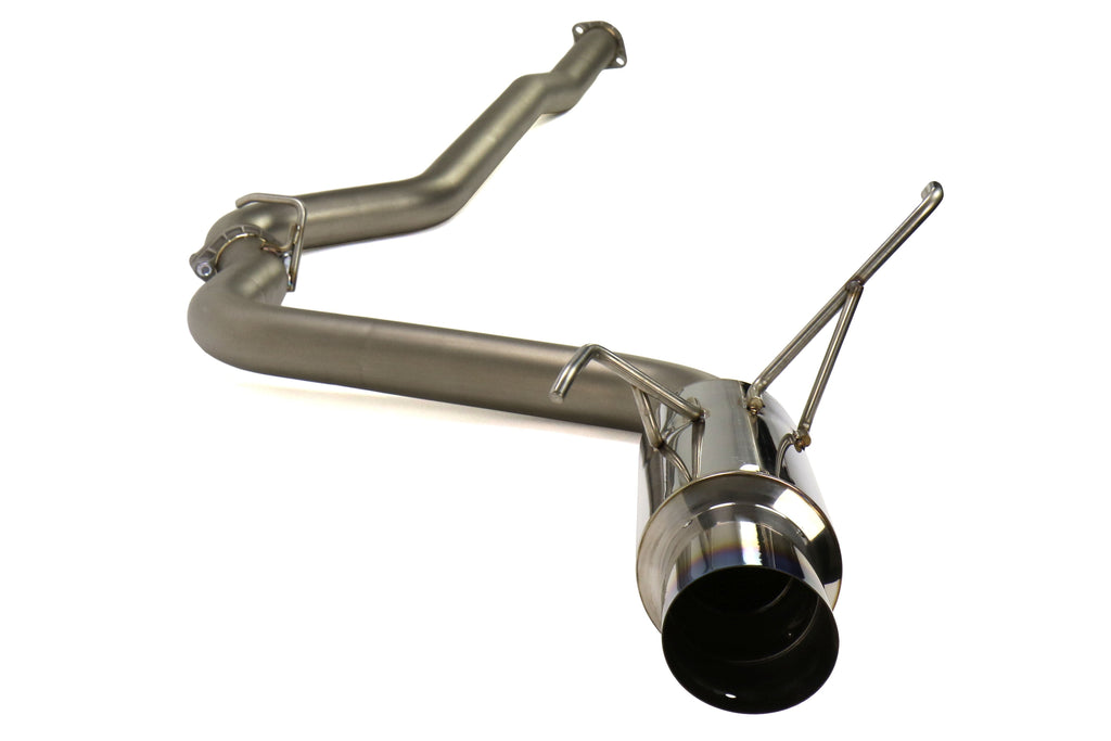Invidia N1 Single Exit Cat Back Exhaust w/Bead Blasted Piping - Titanium Tip - 2015-2021 Subaru WRX / STI