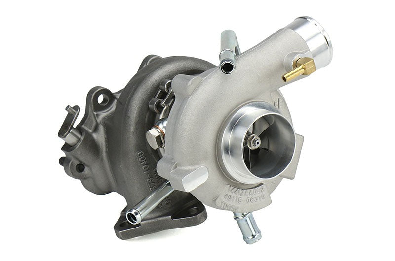 Forced Performance FP BLUE Turbocharger Subaru STI 58mm 8cm EWG w/ Oil Feed Line - 2002-2007 Subaru WRX / 2004-2021 Subaru STI