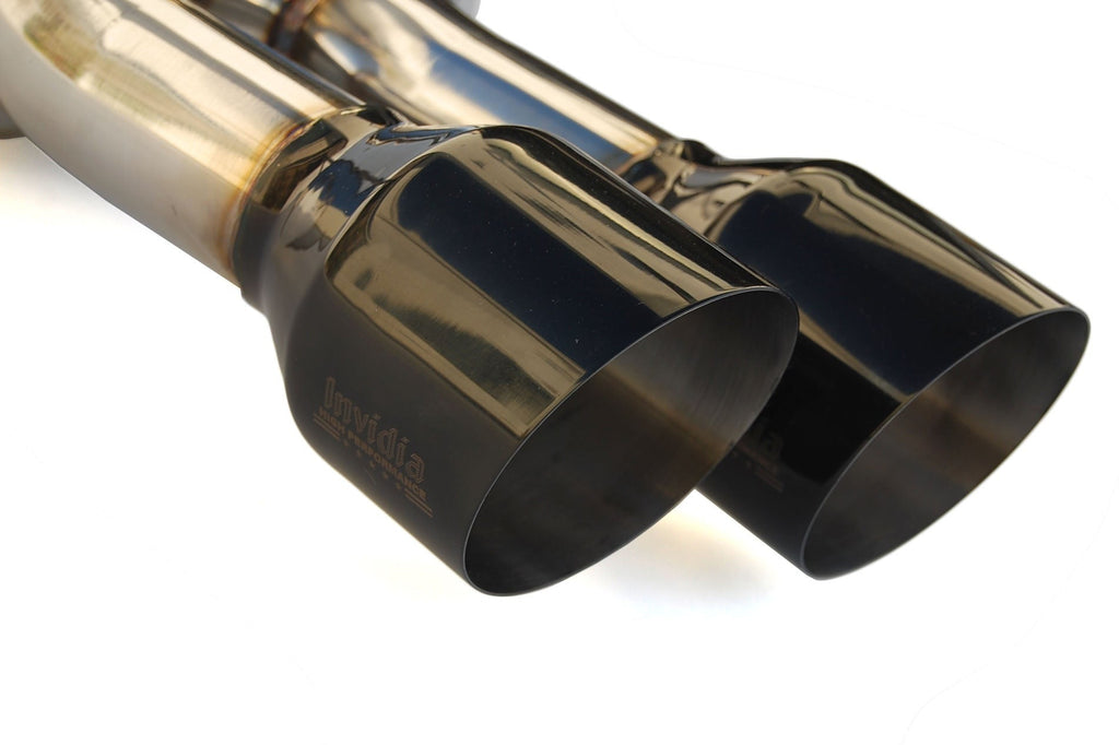 Invidia Gemini R400 Single Layer Cat Back Exhaust w/ Black Tips - 2015-2021 Subaru WRX / STI