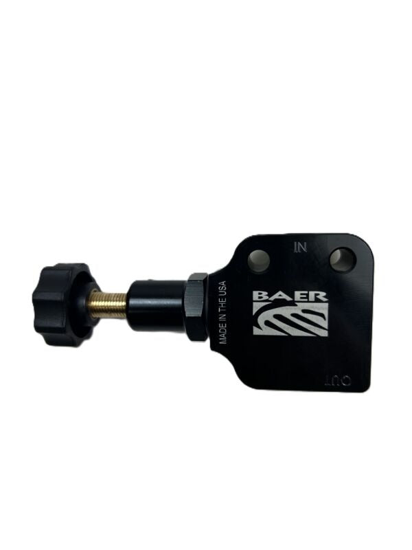 Baer Brakes General Fit Proportioning Valve w/ Adjustable Knob & Fittings