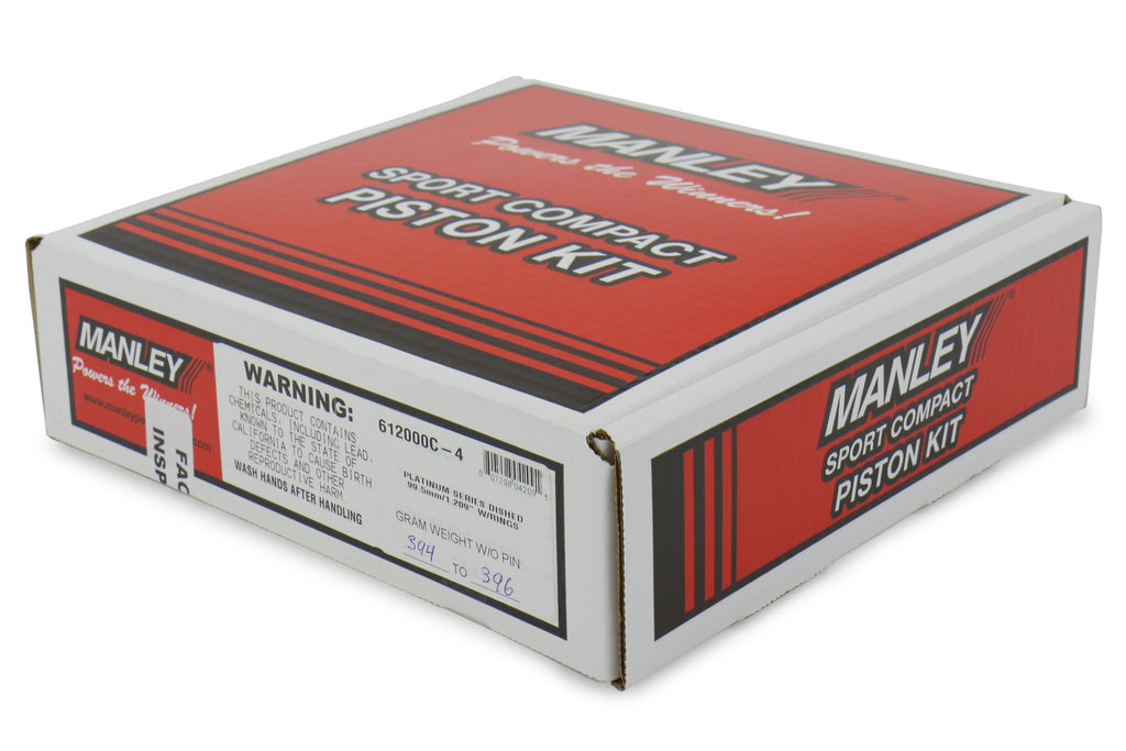 Manley Performance Platinum Series Piston Set 99.5mm 8.5:1 - Subaru Models (inc. 2006-2014 WRX / 2004-2021 STI)