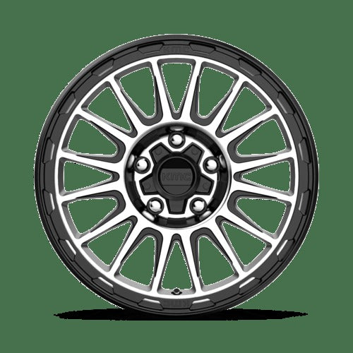 KM542 18X9 5X5.0 S-BLK MACH 00MM