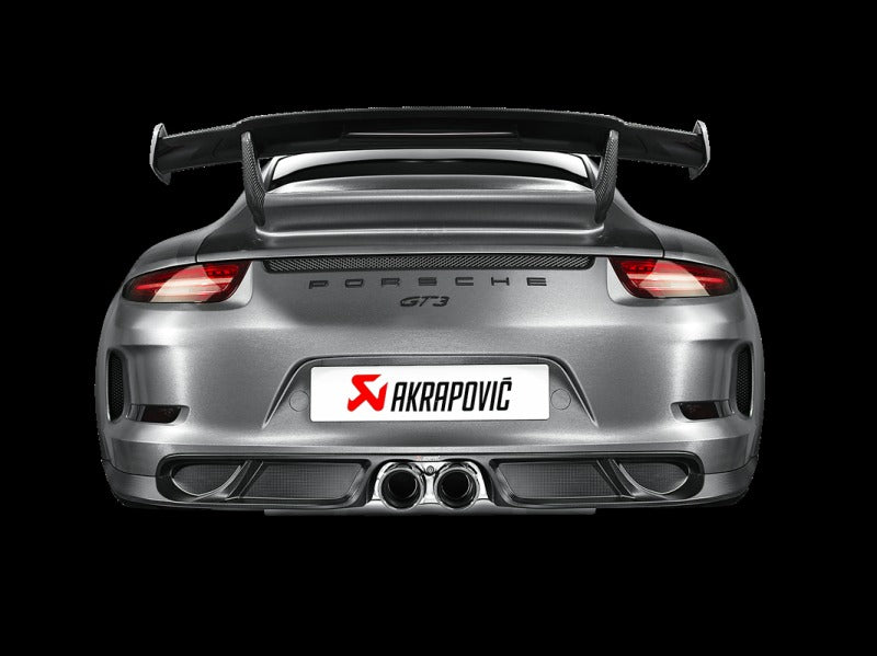 Akrapovic Rear Carbon Fiber Diffuser Matte for 2014-2017 Porsche 911 GT3 (991) - DI-PO/CA/1