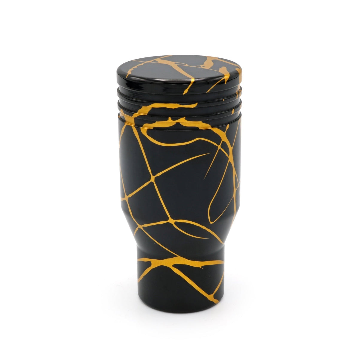 Billetworkz Automatic Shifter - Black w/ Gold Splash - Fits Subaru CVT: Forester (2019-2024)
