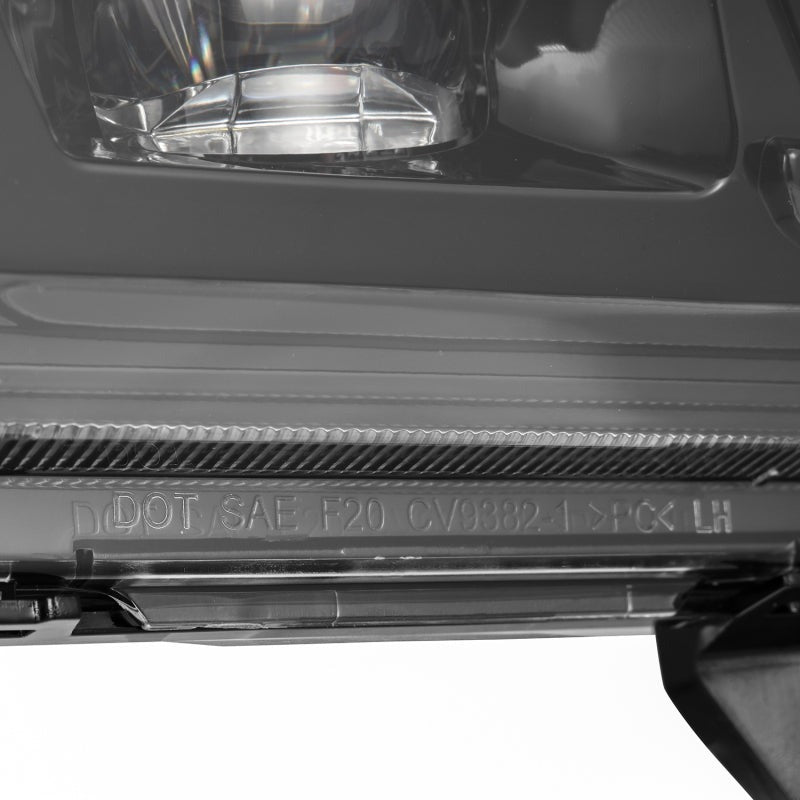 AlphaRex 19-23 Chevrolet Silverado 2500/3500HD DoubleTap Dual Color LED Projector Fog Lights