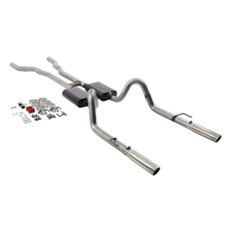 Flowmaster 67-70 Mustang American Thunder THRU VALANCE SS Crossmember-Back Exhaust System