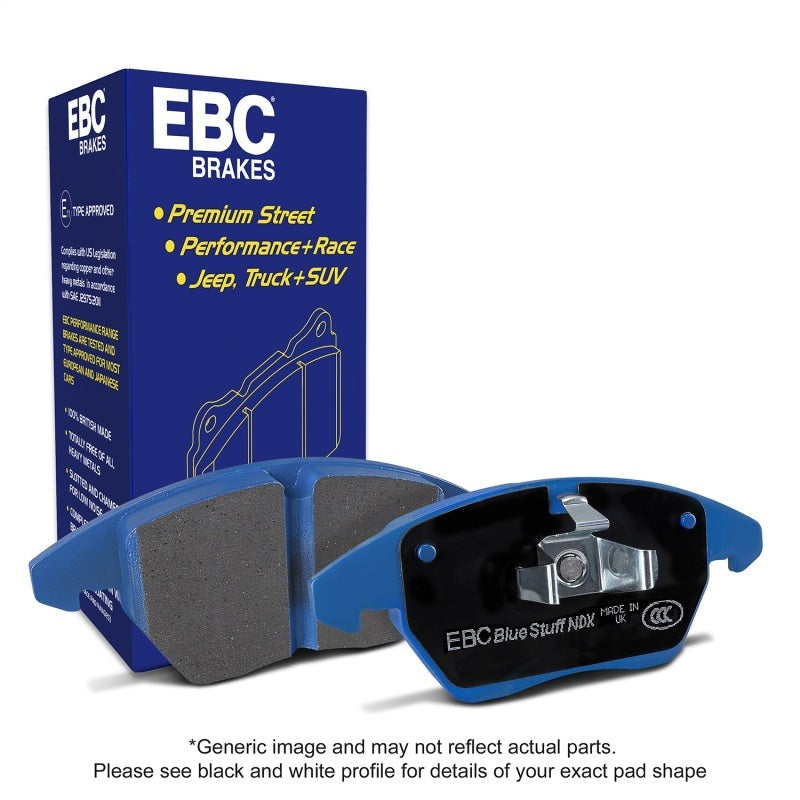 EBC Bluestuff Brake Pads - Front - 2015-2021 Subaru WRX 2.5L (Excl. 2022+)