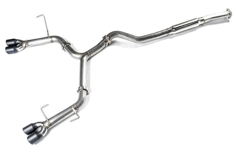ETS Cat-Back Exhaust System No Muffler Resonated Stealth Black Tips - 2022-2024 Subaru WRX