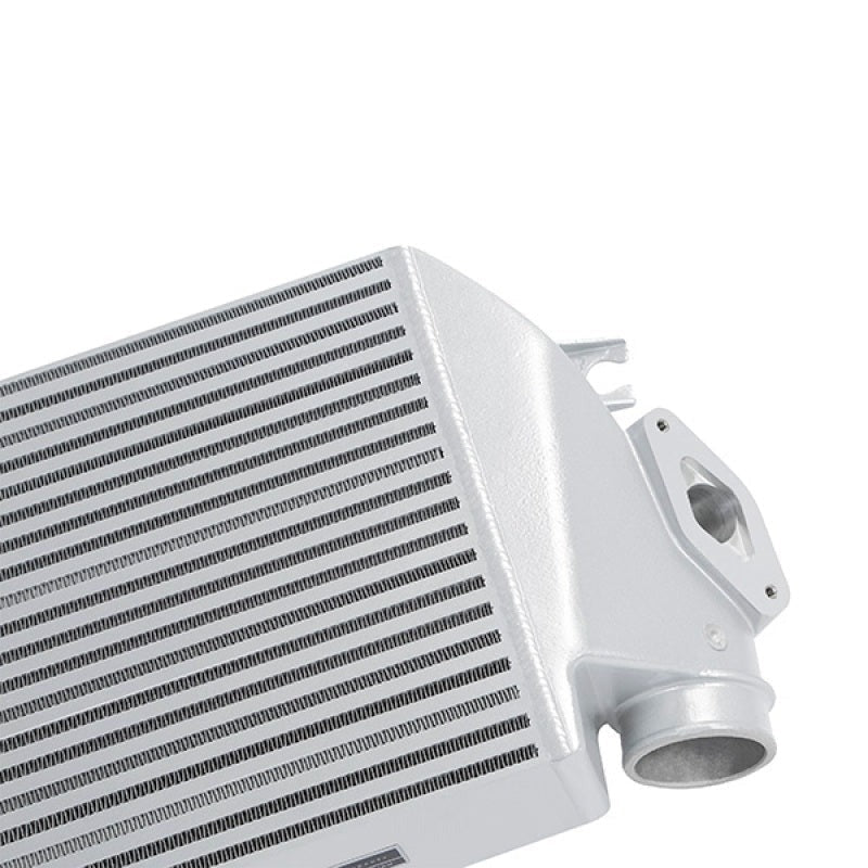 Mishimoto Top-Mount Intercooler Kit - Silver Powder Coat / Blue Hoses - 2008-2014 Subaru WRX