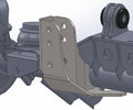 Artec Industries 93-06 Jeep Wrangler TJ Lj Raised Tracbar Bracket For Tj Front Axle