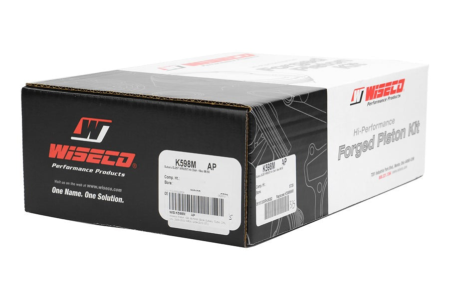 Wiseco Piston Set (99.75mm Bore, 8.9:1 Compression) - 2006-2014 Subaru WRX / 2004-2021 Subaru STI