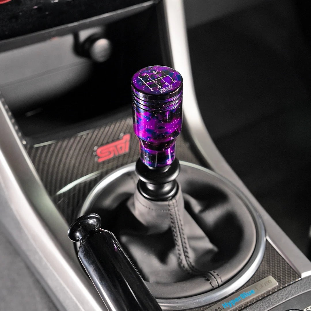 Billetworkz Cosmic Space Shift Knob - 6 Speed STI Standard Engraving - Subaru STI
