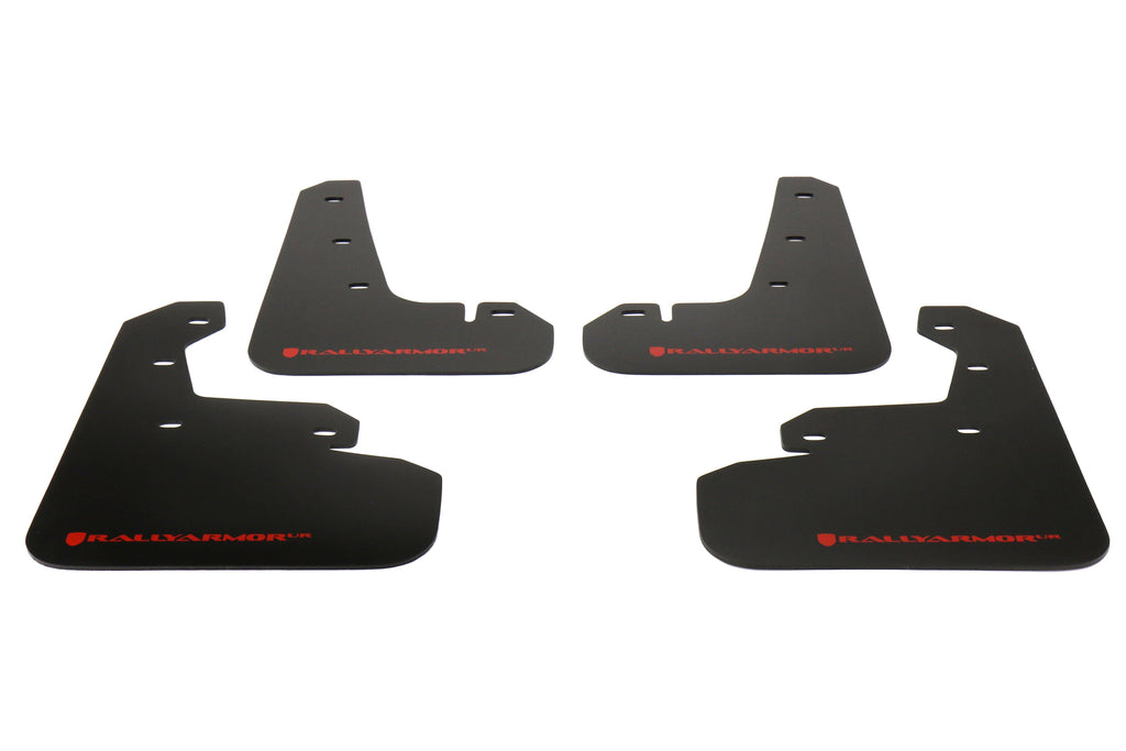 Rally Armor UR Mudflaps Red Logo - 2017-2018 Subaru Impreza
