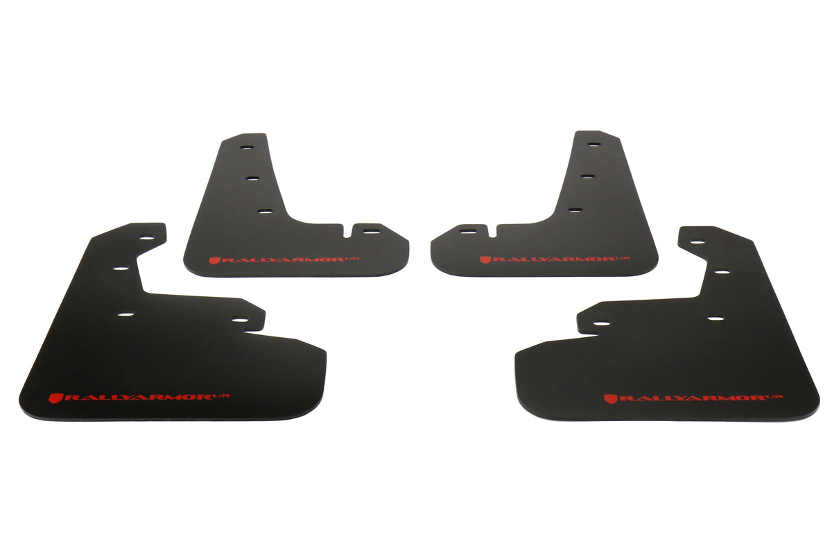 Rally Armor UR Mudflaps Red Logo - 2017-2018 Subaru Impreza