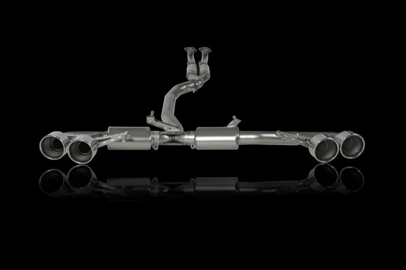 Akrapovic Evolution Line Cat Back Titanium (Requires Tips) for 2008-2017 Nissan GT-R - ME-NI/T/1