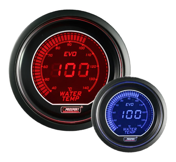 ProSport 2-1/16" Evo Electrical Water Temperature Gauge - Celsius