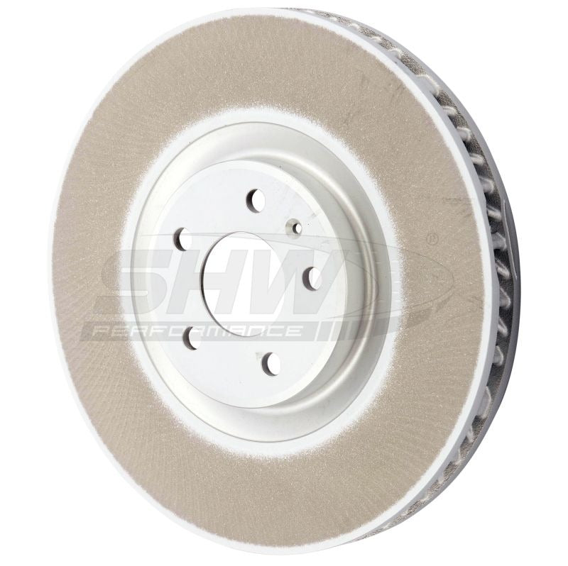 SHW Smooth Monobloc Left Front Brake Rotor for 2017-2018 Porsche Macan GTS - PFL39523