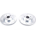 Power Stop Evolution Drilled & Slotted Rotors - Front - 2015-2018 Subaru Legacy