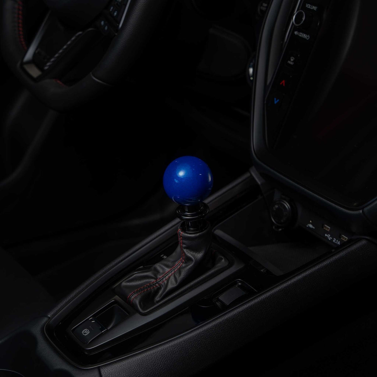 Billetworkz Automatic Shifter - Candy Blue - Fits Subaru CVT: WRX (15–21), Crosstrek (13–23), Forester (14–18), Impreza (12–23), Legacy/Outback (10–14)