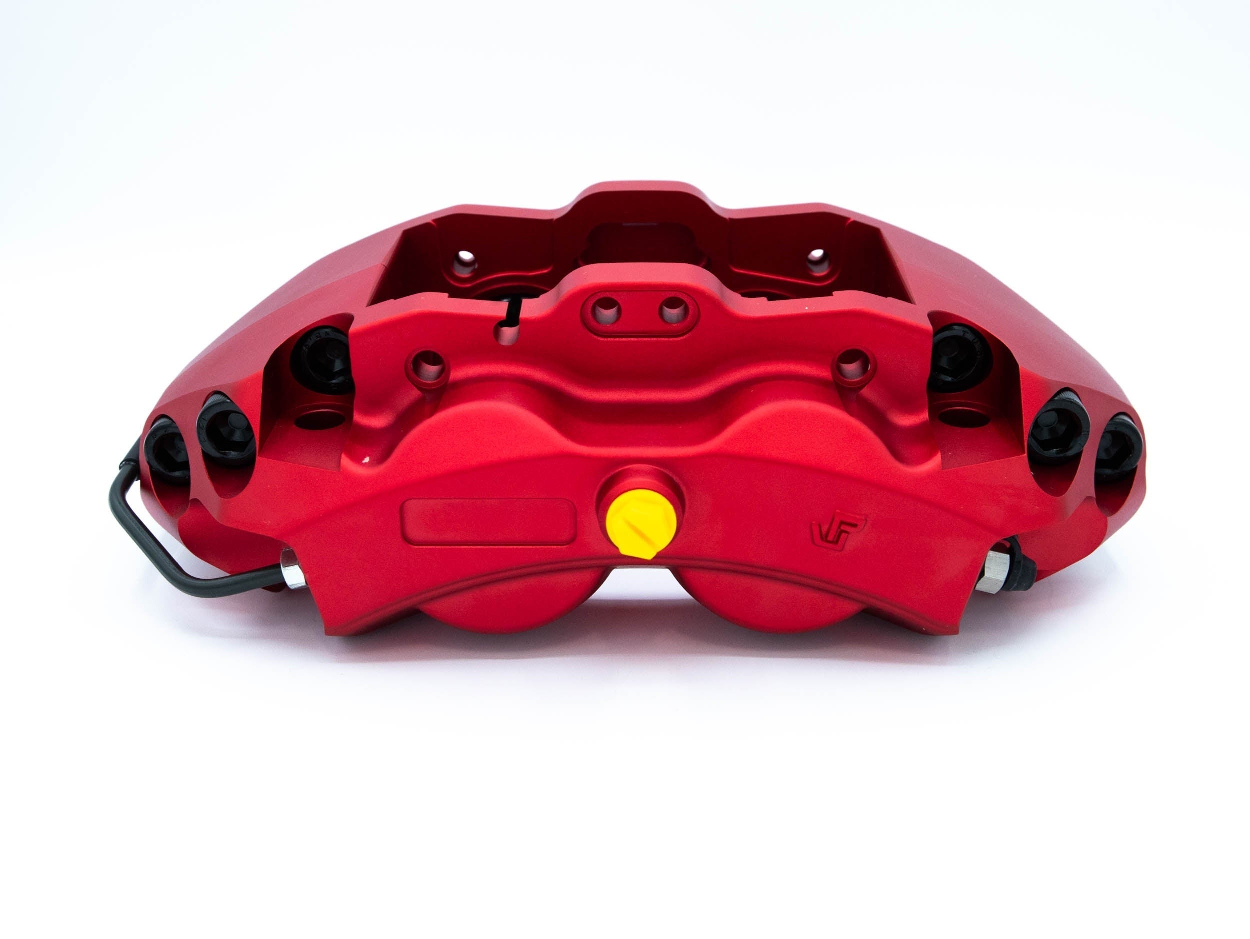 GrimmSpeed 4-Piston Brake Caliper Kit (340mm Rotor) - Red - 2002-2021 Subaru WRX / STI