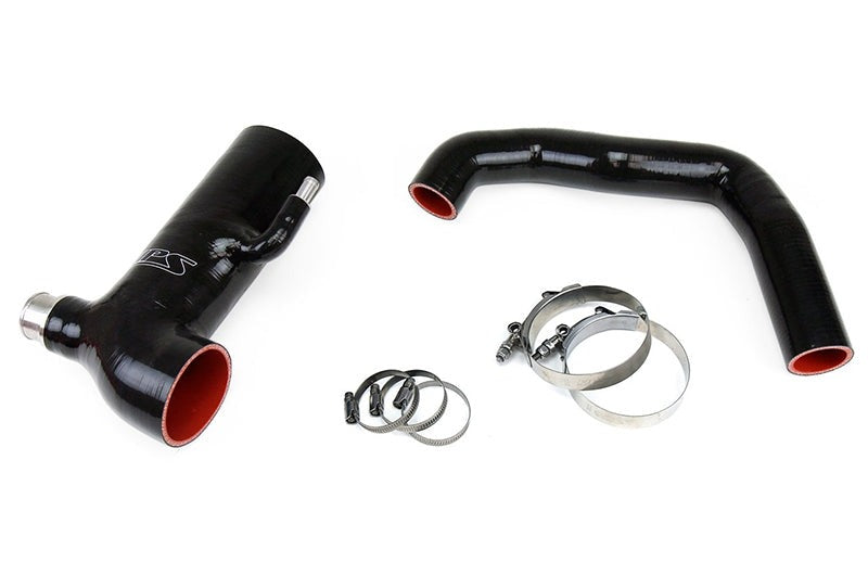 HPS Performance Black Reinforced Silicone Post MAF Air Intake Hose + Sound Tube 2pc Kit - 2013-2016 Scion FR-S / 2013-2020 Subaru BRZ / 2017-2020 Toyota 86