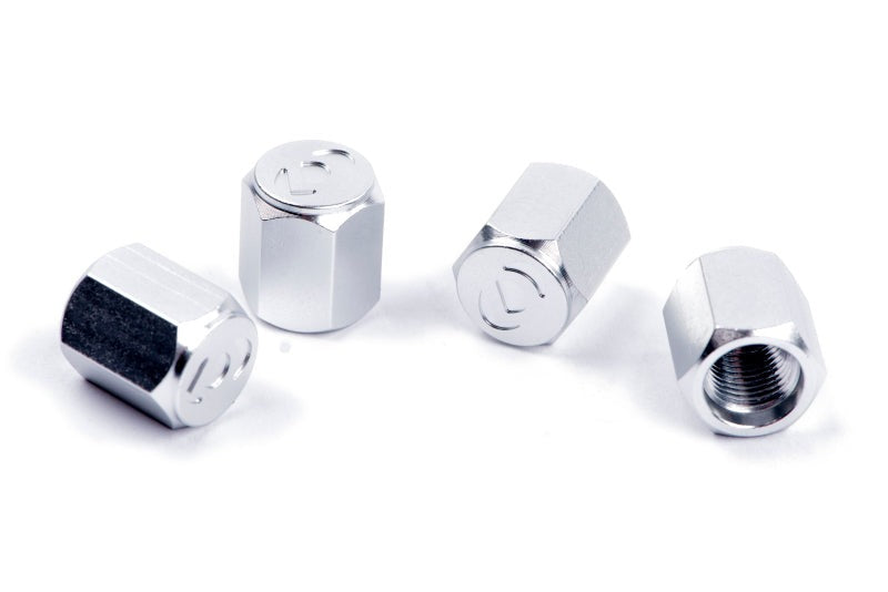 Dinan Valve Stem Caps - Silver (Set of 4)