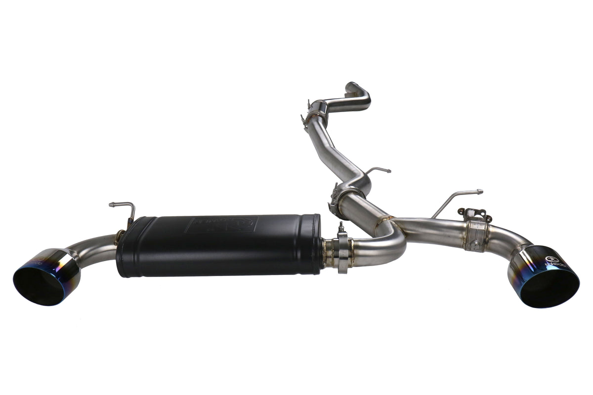 aFe Takeda Cat-Back Stainless Steel Cat-Back Exhaust System w/Blue Flame Tips - 2020-2026 Toyota Supra