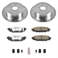 Power Stop Z26 Street Warrior Brake Kit - Rear - 2005-2009 Subaru Legacy