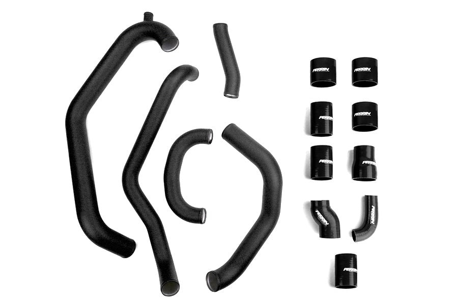 PERRIN Boost Tube Kit Black Piping Black - 2008-2014 Subaru WRX
