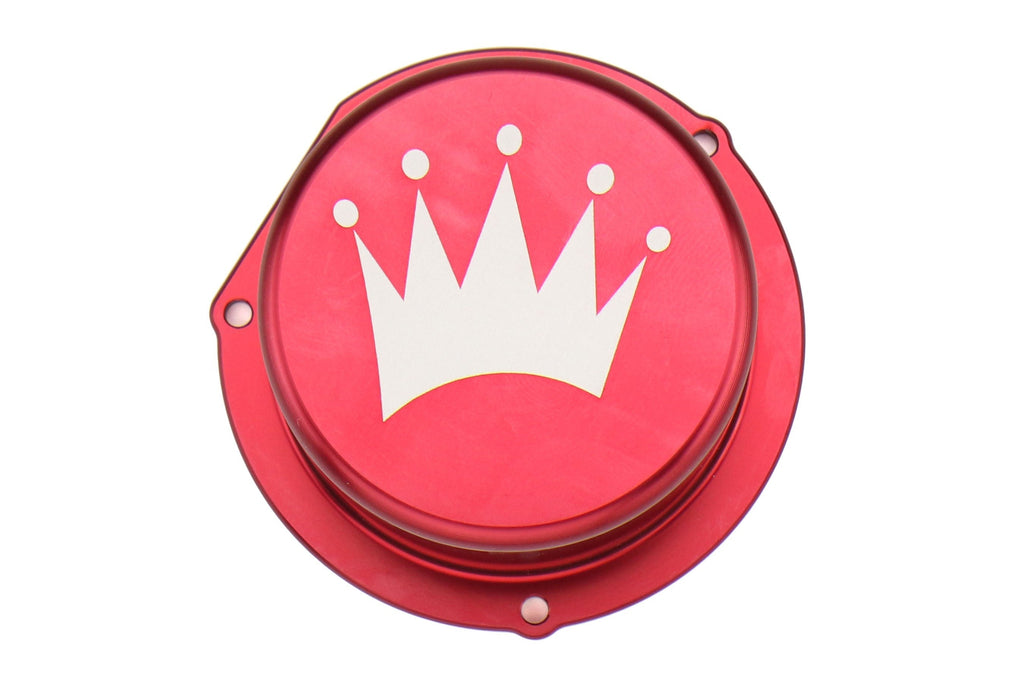 TurboXS Billet Aluminum Vacuum Pump Cover Red - 2015-2021 Subaru WRX