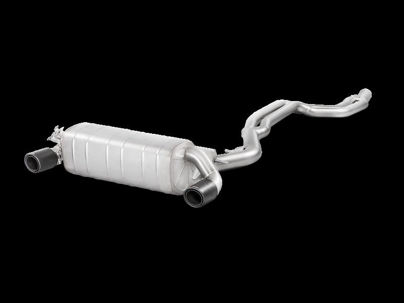 Akrapovic Evolution Line Cat Back Stainless Steel with Carbon Tips (Req. Link Pipe) for 2016-2017 BMW M240i (F22 F23) - MTP-BM/SS/4H
