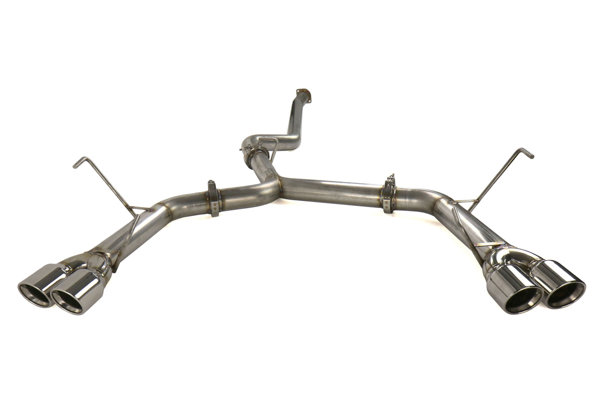 ETS Extreme Catback Exhaust System Polished Tips - 2015-2021 Subaru WRX / STI