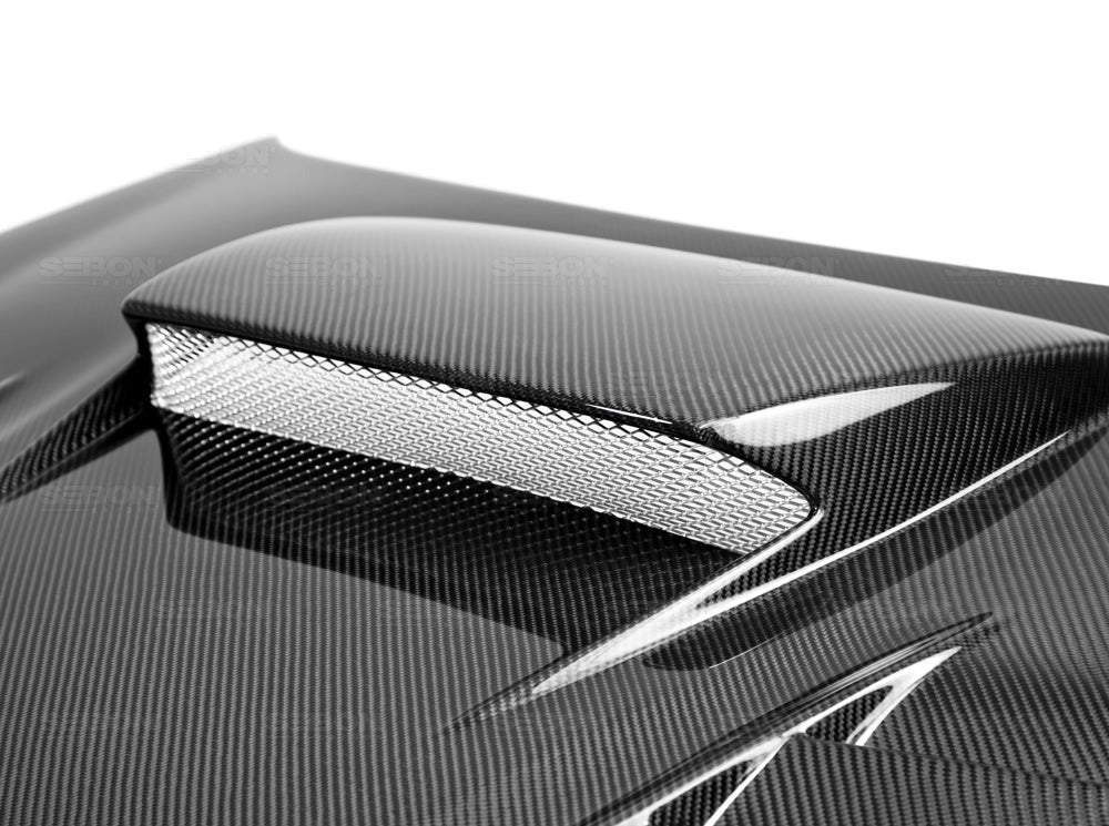 Seibon Carbon Fiber CWII Style Hood - 2006-2007 Subaru WRX / STI