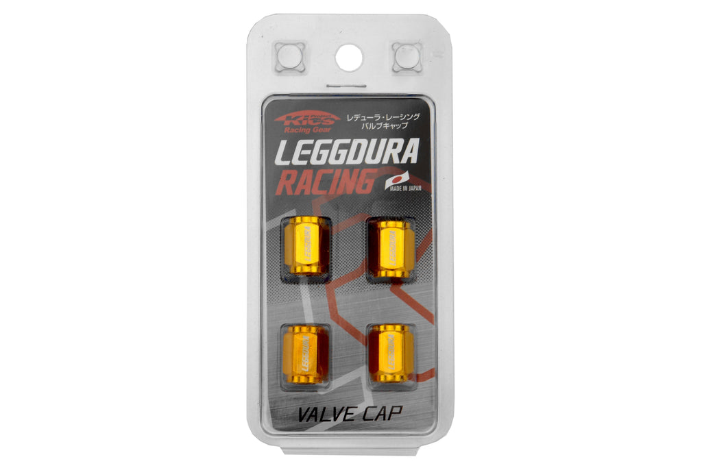 Project Kics Leggdura Racing Gold Valve Cap